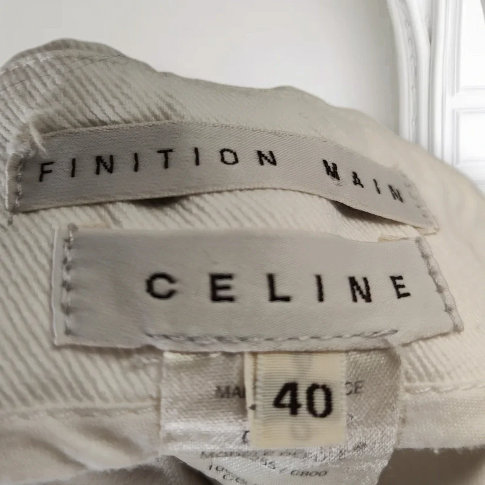 2004 Celine Beaded Zip Mini Skirt 40 Made in France Kors Era - Picture 2 of 16